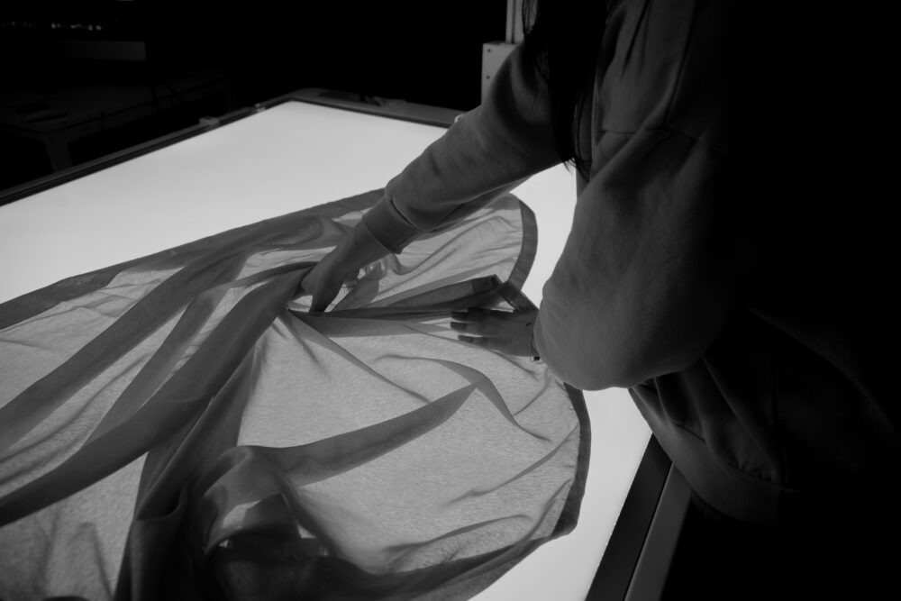 Flat lay product photography