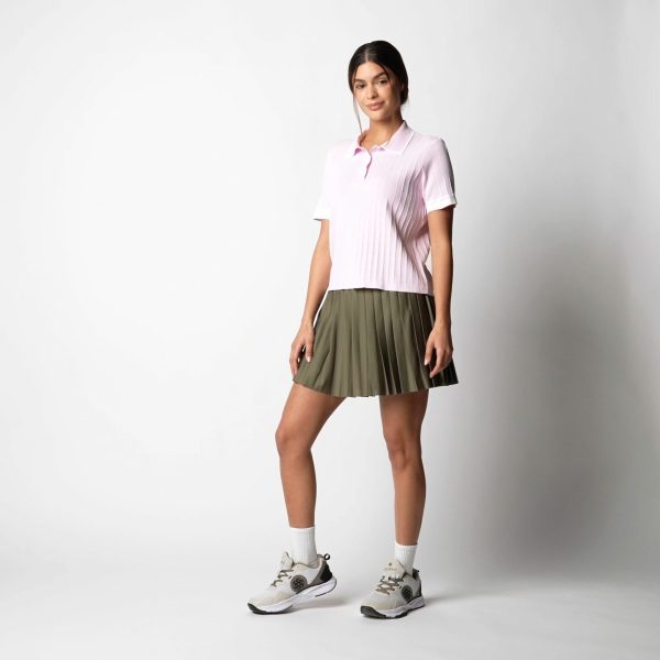 Pointelle Polo_TST 116_SEASONAL PINK Pointelle Polo_TST 116_SEASONAL PINK